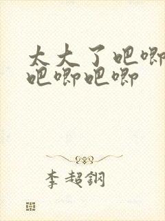 太大了吧唧吧唧吧唧吧唧封面
