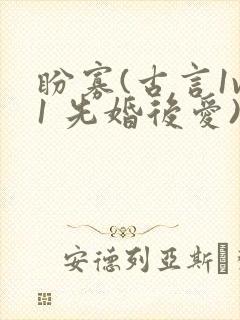 盼寡(古言1v1 先婚后爱)