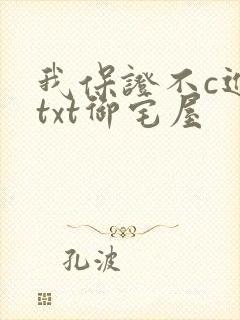 我保证不c进去txt御宅屋封面