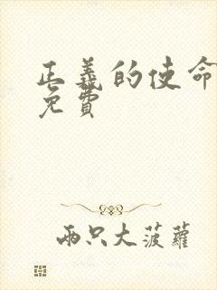 正义的使命全文免费