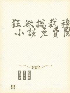 狂欲总裁穆非雪 小说免费阅读