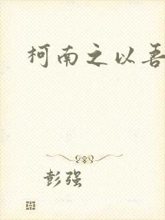 柯南之以吾之名封面