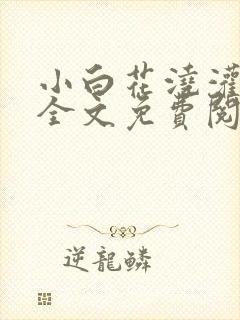 小白花浇灌日常全文免费阅读