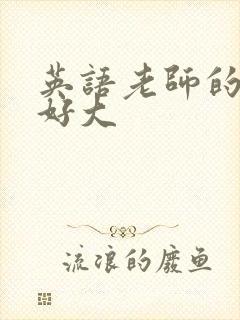 英语老师的兔子好大