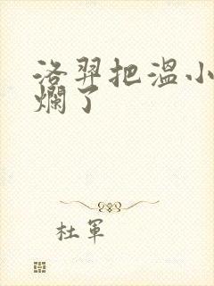 洛羿把温小辉做烂了