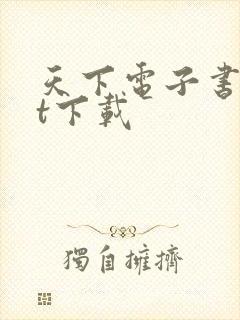 天下电子书txt下载封面