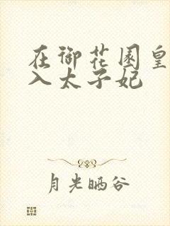 在御花园皇上进入太子妃