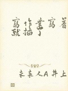 写作业写着写着就插了