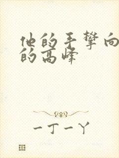 他的手攀向了我的高峰