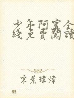 少年阿宾全文在线免费阅读