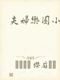 夫妇乐园小说封面