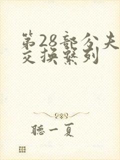 第28部分夫妇交换系列