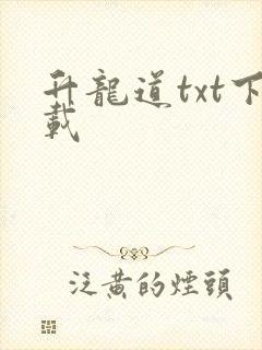 升龙道txt下载封面