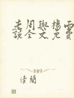 老周与杨雨欣小说全文免费阅读