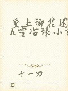 皇上御花园hlh霍冶臻小说封面