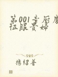 第001章厨房征服贵妇