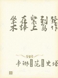 坐在紫到发黑的木棒上写作业阅读封面