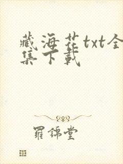 藏海花txt全集下载