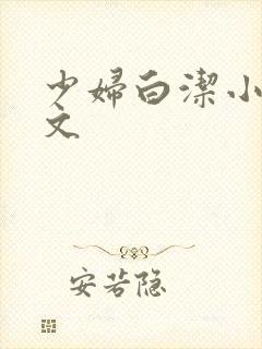 少妇白洁小说全文