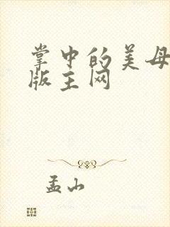 掌中的美母第一版主网