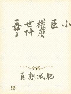 再世权臣小说讲了什么