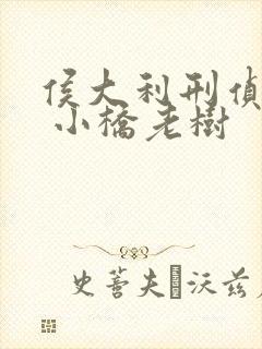 侯大利刑侦笔记 小桥老树