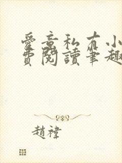 爱意私有小说免费阅读笔趣阁封面