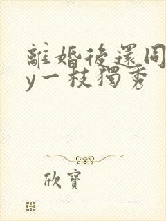 离婚后还同居by一枝独秀