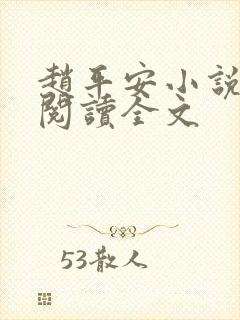 赵平安小说免费阅读全文