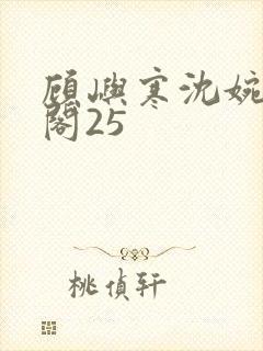 顾屿寒沈婉笔趣阁25