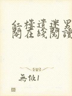 红楼遗迷男笔趣阁在线阅读