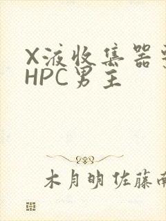 X液收集器系统HPC男主封面