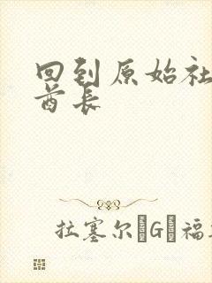 回到原始社会做酋长封面