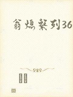 翁熄系列36章封面