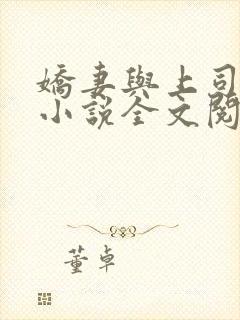 娇妻与上司韩燕小说全文阅读免费