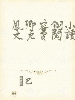 凤卿容翎小说全文免费阅读无弹窗