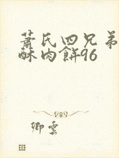 萧氏四兄弟的美酥肉饼96封面