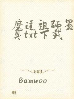 魔道祖师墨香铜臭txt下载