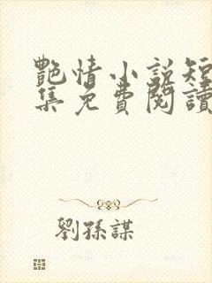 艳情小说短篇合集免费阅读