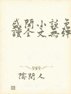 盛开小说免费阅读全文无弹窗