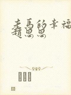 老马的幸福生活赵思思