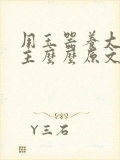 用玉器养大的公主么么原文