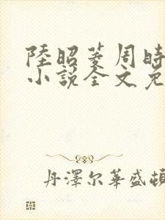 陆昭菱周时阅的小说全文免费阅读