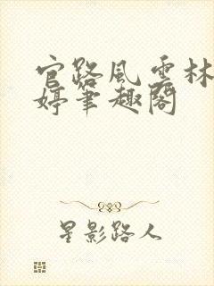 官路风云林海姜婷笔趣阁