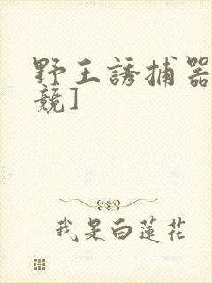 野王诱捕器[电竞]封面