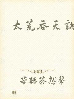 太荒吞天诀小说