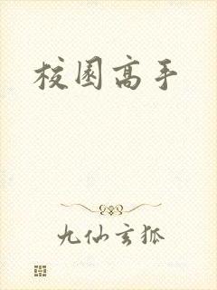 校园高手封面