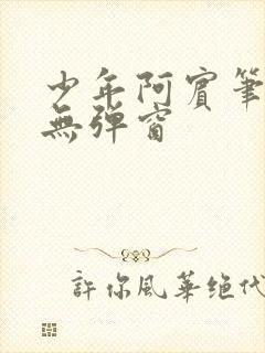 少年阿宾笔趣阁无弹窗