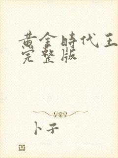 黄金时代王小波完整版封面