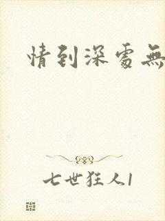 情到深处无怨尤封面